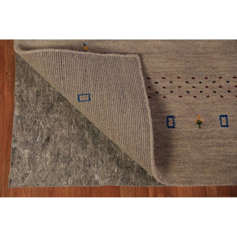 Gabbeh Oriental Area Rug Handmade Multi-Color Wool Carpet - 4'9" x 6'6"