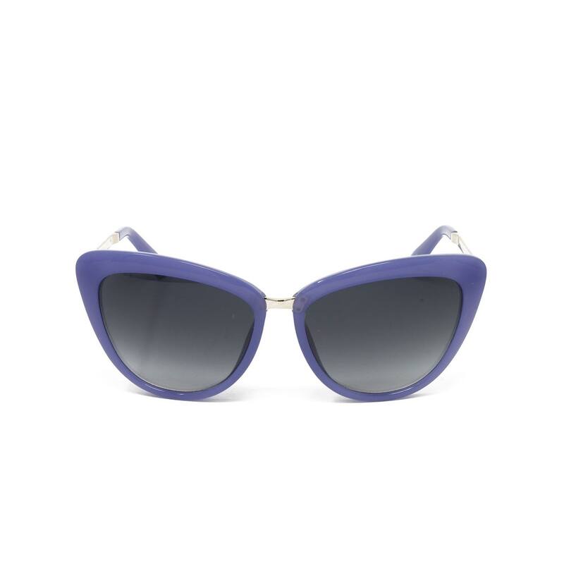 Cissy Blue Women's Cat Eye Plastic Sunglasses