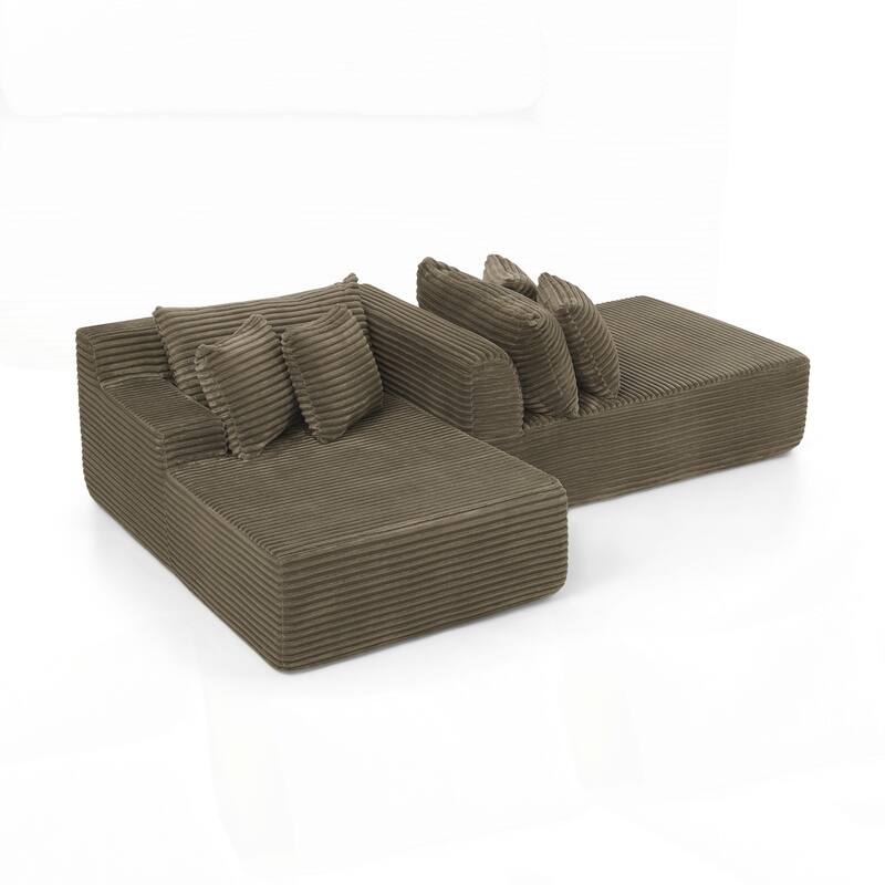 Two-seater Lazy Sofa Lounge Chair,Compressed Sofa No Assembly Required