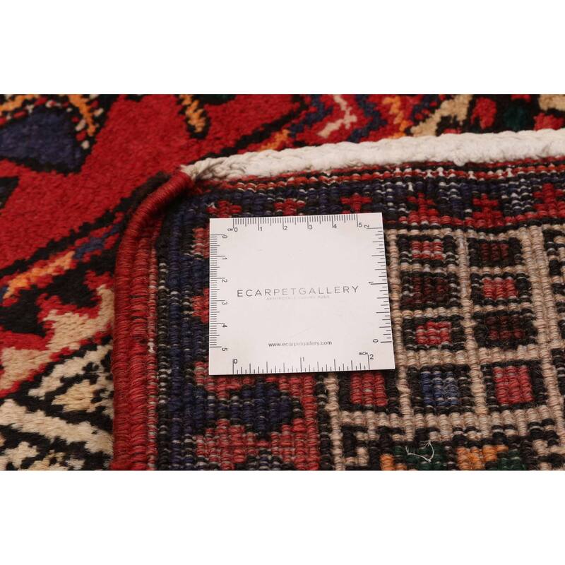 ECARPETGALLERY Hand-knotted Konya Anatolian Red Wool Rug - 3'11 x 10'9