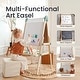 preview thumbnail 3 of 7, Tiny Land® Magnitales Easel for Kids - Green