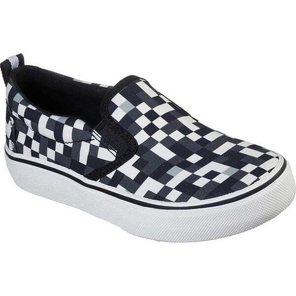 boys white slip ons