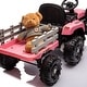preview thumbnail 39 of 118, Luxury Electric Ride-On Tractor Toy for Children with Remote Control, Trailer, and LED Lights - 3-6 Years