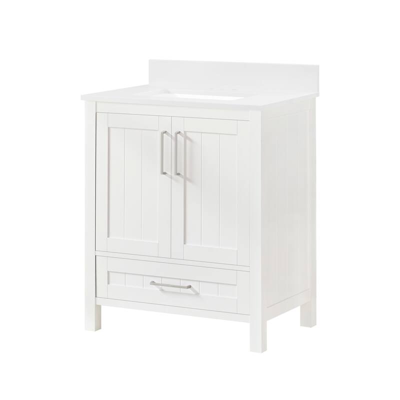 Ove Decors Kansas 30" Single Sink Bathroom Vanity in White