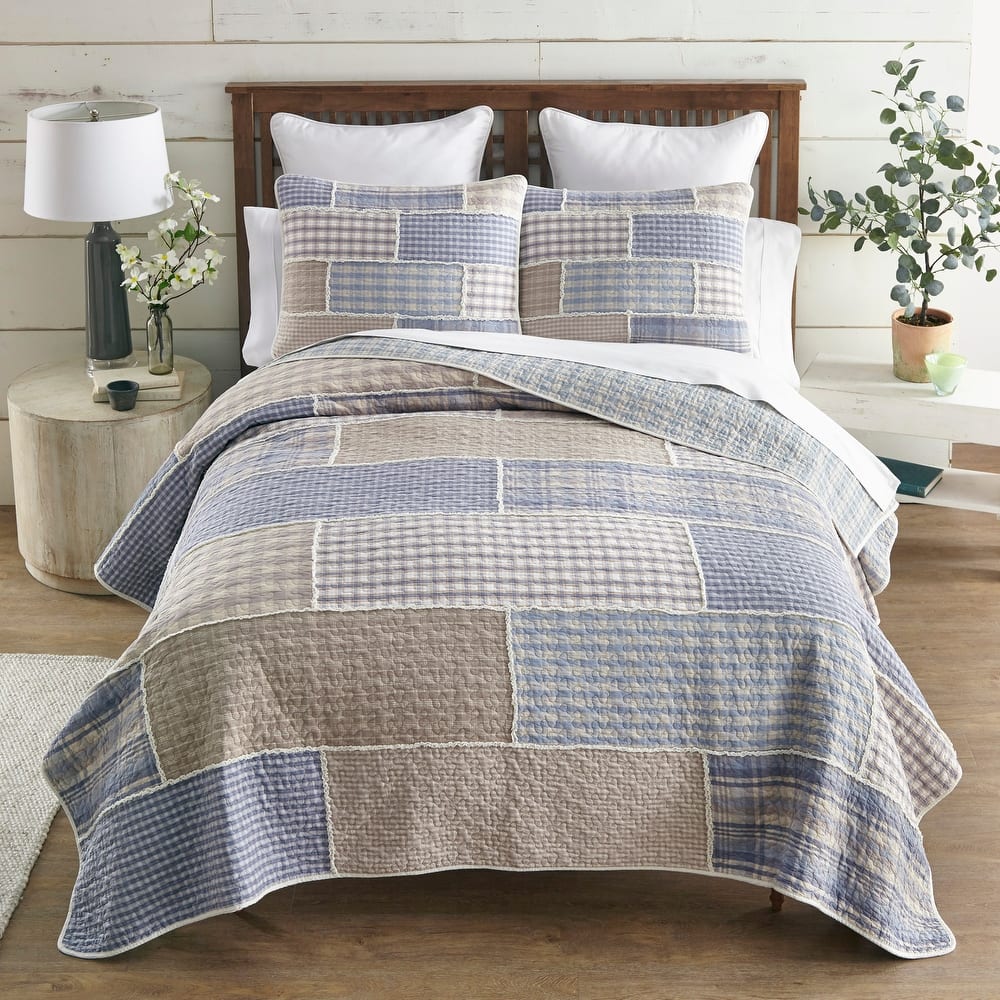 Donna Sharp Slate Cobblestone Cotton Quilt Collection