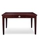preview thumbnail 8 of 10, Mission Wooden Laptop Desk with Pullout Compartment