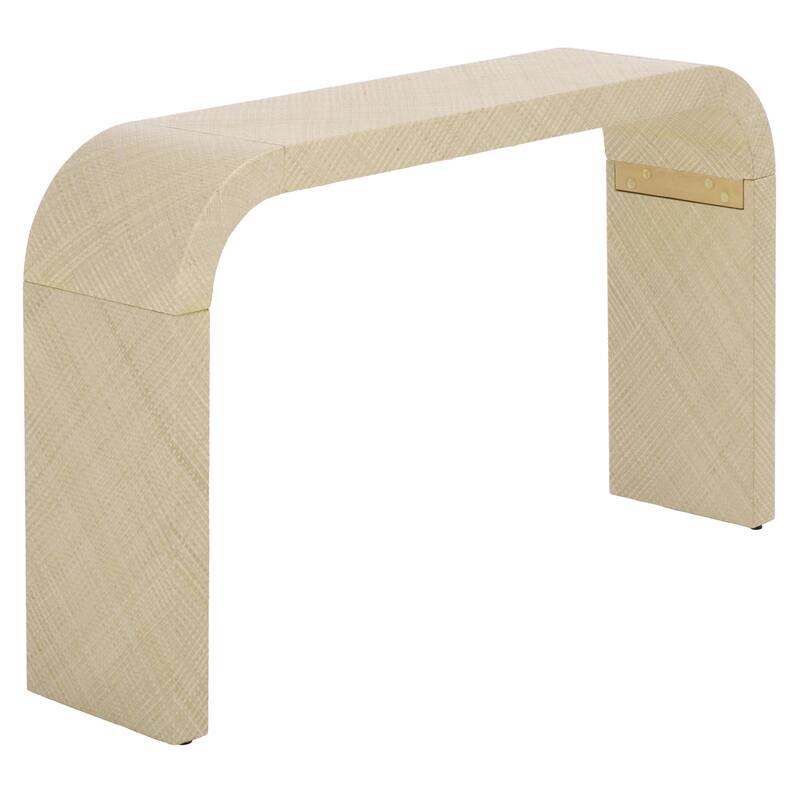 SAFAVIEH Home Bayu Curved Console Table - 12"W x 52"D x 31"H