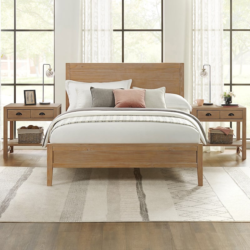 Arden Panel Wood King Bed