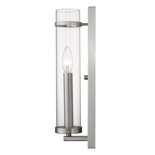 Modern industrial nickel shelf hot sale candle wall sconce