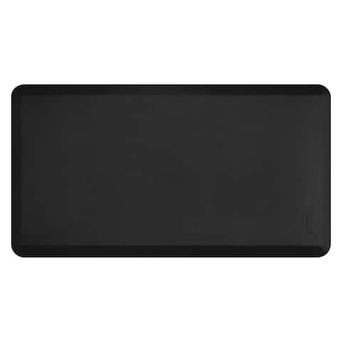 WellnessMats FitnessMat, Comfort & Support, Non-Slip, Non-Toxic & Stain Resistant, 48" x 26" x 5/8", Black