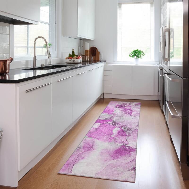 Daso Contemporary Abstract Weather Resistant Timeless Fusion Outdoor Rug