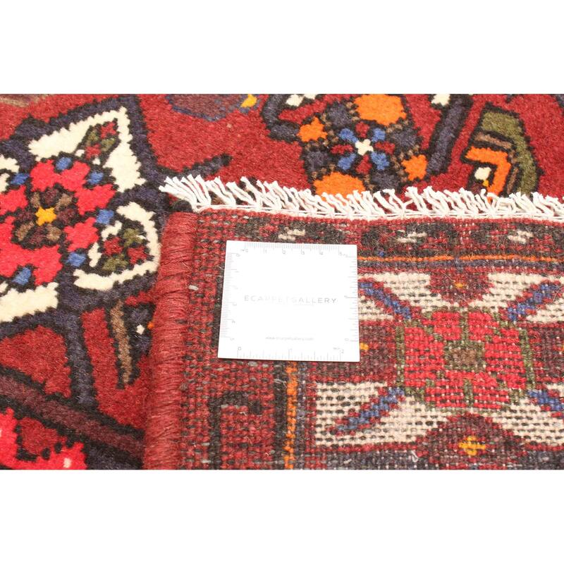 ECARPETGALLERY Hand-knotted Andelz Red Wool Rug - 4'3 x 6'6