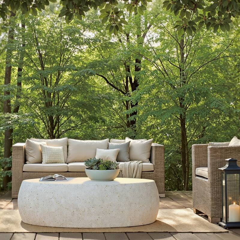 Urbia Pebble Concrete Coffee Table - Ivory Terrazzo