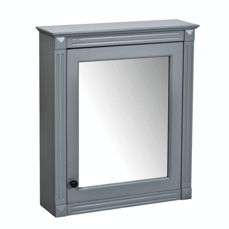 24" x 27" Wall-Mounted Medicine Cabinet with Mirror and Over-the-Toilet Space Saver Storage