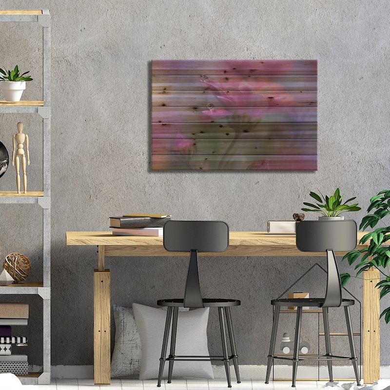 All Of Me... Print On Wood by Juliana Nan - Multi-Color