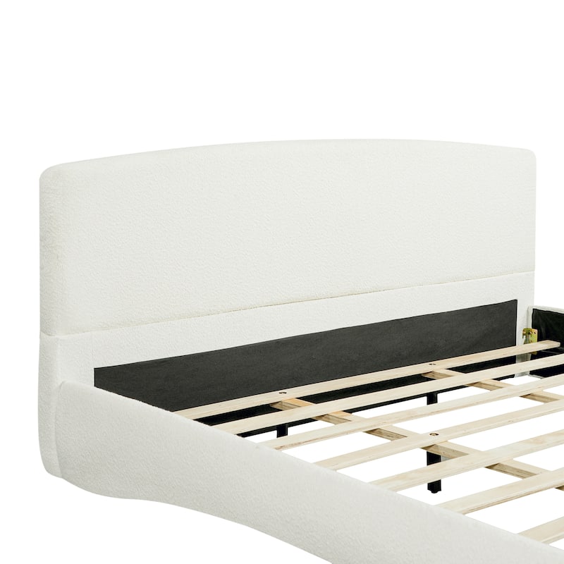 Christopher Knight Home - Lunera Modern Upholstered Bed with Smart Ambient Lighting