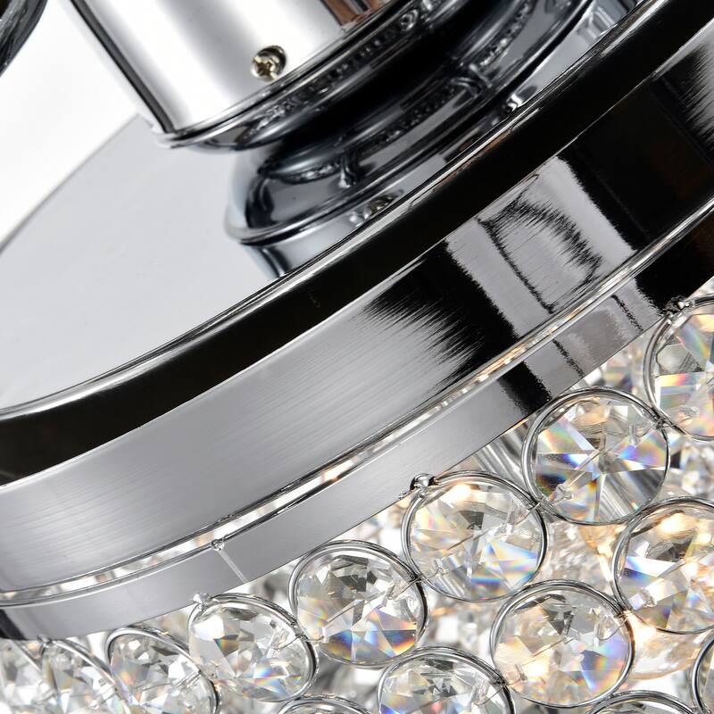 Silver Orchid Nissen Chrome 52 inch 5 Blade Ceiling Fan - 52-inches Diameter - 52-inches Diameter