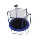 preview thumbnail 4 of 7, Trampoline with Basketball Hoop, Outdoor Trampoline with Enclosure Net
