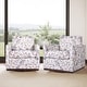 preview thumbnail 125 of 154, Set of 2 Modern Swivel Accent Armchairs Upholstered Arm Chairs