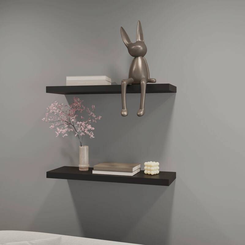 32-Inch Wall-Mounted Floating Shelf Set of Two