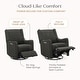 preview thumbnail 7 of 8, Mercer Electronic Power Recliner and Swivel Glider with USB and Type-C Ports in LiveSmart Performance Fabric Grey