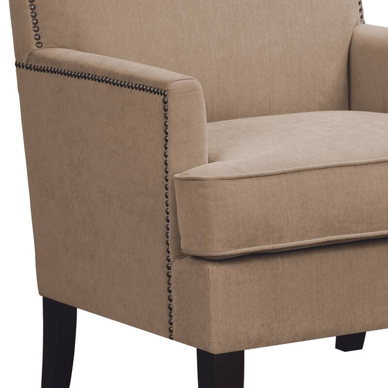 Modern Living Room Track Arm Club Chair