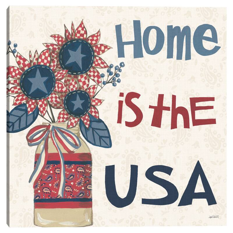 American Country III by Anne Tavoletti Canvas Art Print