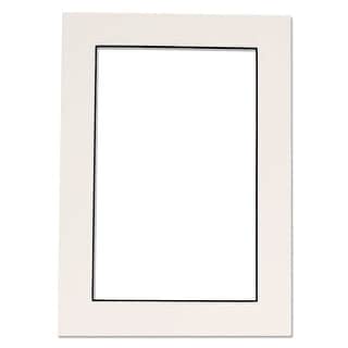 12x16 Mat for 8x10 Photo - White with Black Core Matboard for Frames  Measuring 12 x 16 In - To Display Art Measuring 8 x 10 In - On Sale - Bed  Bath & Beyond - 38872275