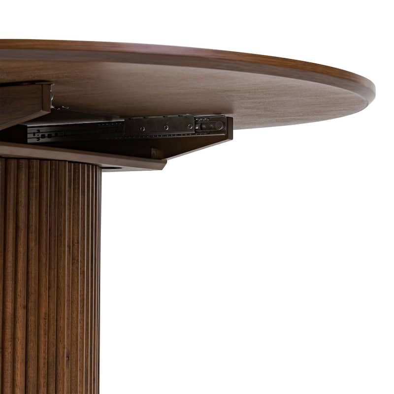 Poly & Bark Ronda 43"-59" Wood Extension Dining Table