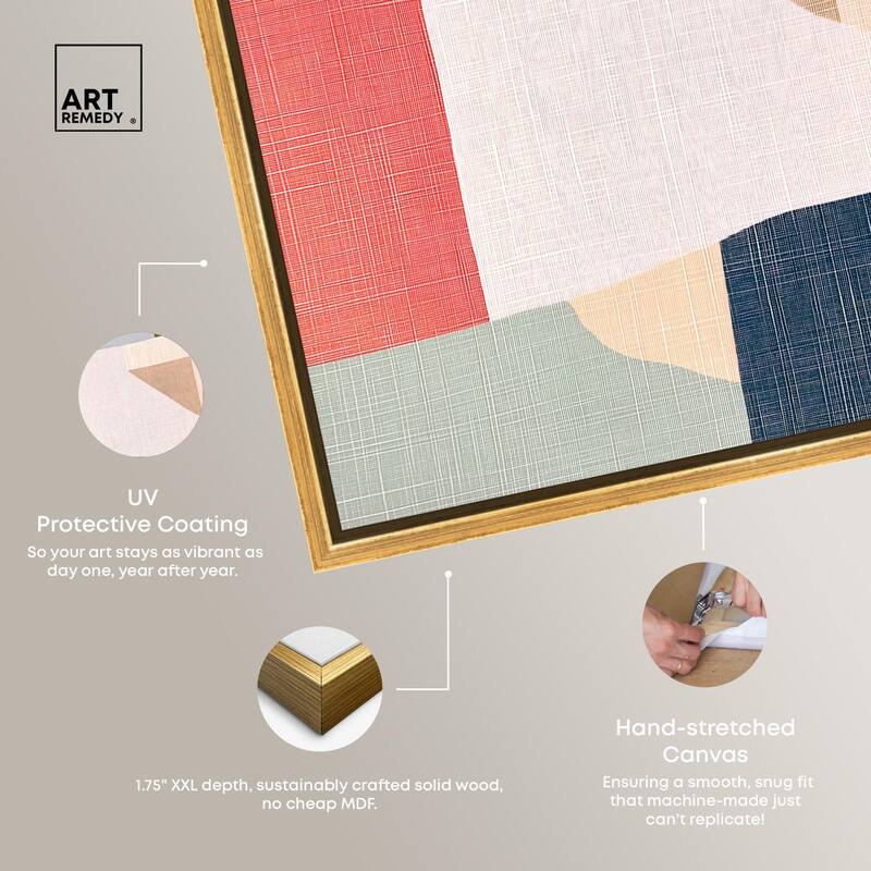 Planar Patchwork II Canvas by Art Remedy