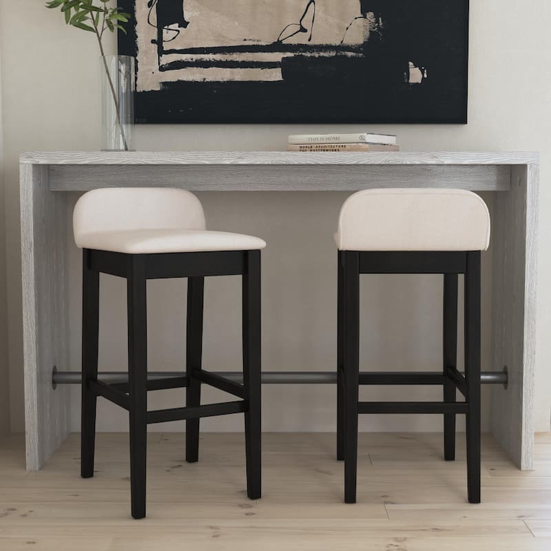 Hillsdale Furniture Maydena Black Wood Stool