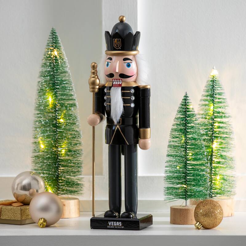 Nutcracker Statue, Vegas Golden Knights - 4.53''W x 4.53''H x 13.58