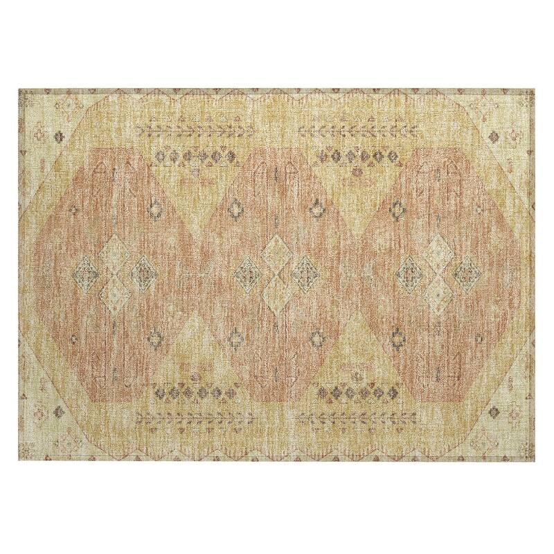 Machine Washable Indoor/ Outdoor Global Hiawatha Chantille Rug