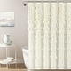 preview thumbnail 1 of 37, Silver Orchid Sterling Polyester Shower Curtain Ivory