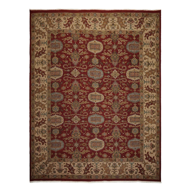 9'2''x11'11'' Hand Knotted Wool Rust Soumak Nourison Reversible Rug - 9' 2'' x 11' 11'' - 9' 2'' x 11' 11''