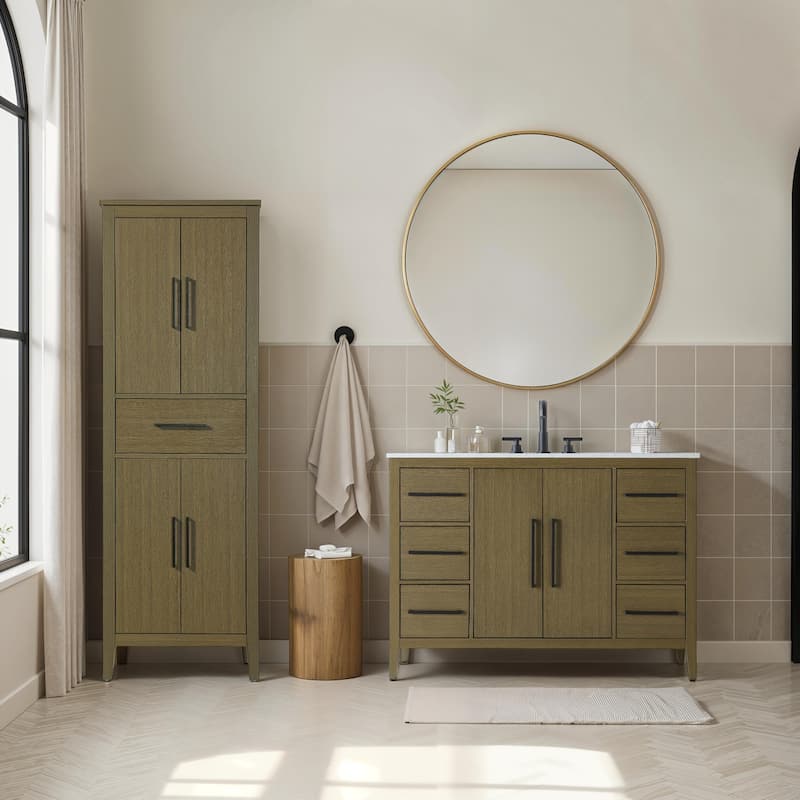 Laura 16-28 Inch Bath Storage Cabinet