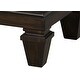 preview thumbnail 6 of 6, Hamilton King Size 5 Pc Bedroom Set in Dark Walnut, Bed, 2 Nightstands, Dresser, Mirror