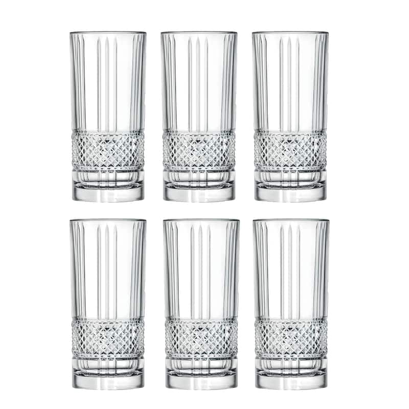 Brilliant Collection High Ball Set of 6 By Lorren Home Trends