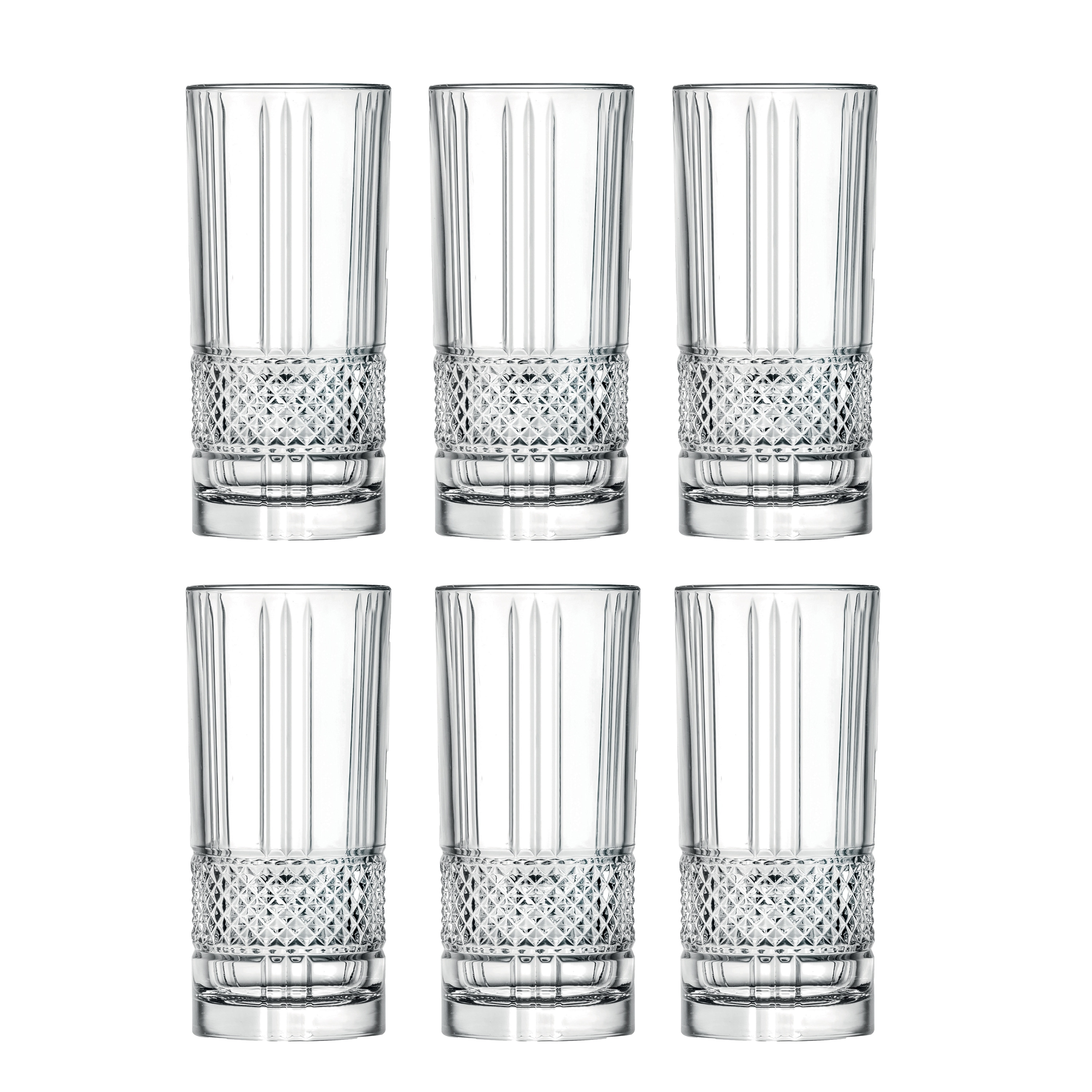 Brilliant Collection High Ball Set of 6 By Lorren Home Trends