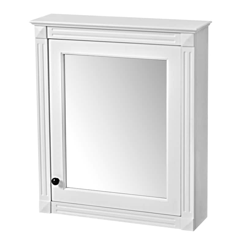 Wall Mounted Bathroom Storage Cabinet with Mirror and Adjustable Shelf