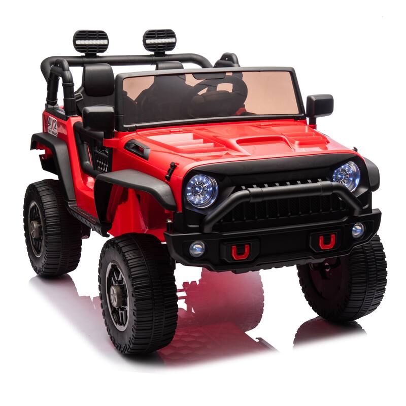 24V Ride-On Truck for Kids with Dual 200W Motors, Remote Control, Bluetooth & LED Lights