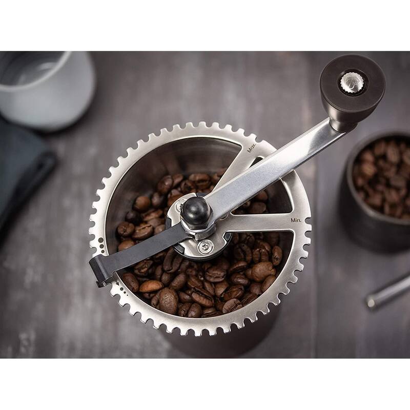 Peugeot KRONOS Coffee Grinder, 19 cm/ 7.5 in, Chocolate - 19 cm/ 7.5 in