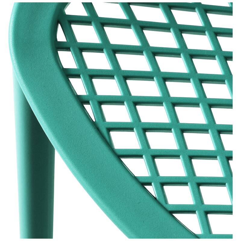 Frond and Form Outdoor Stacking Dining Side Chair (Set of 2)