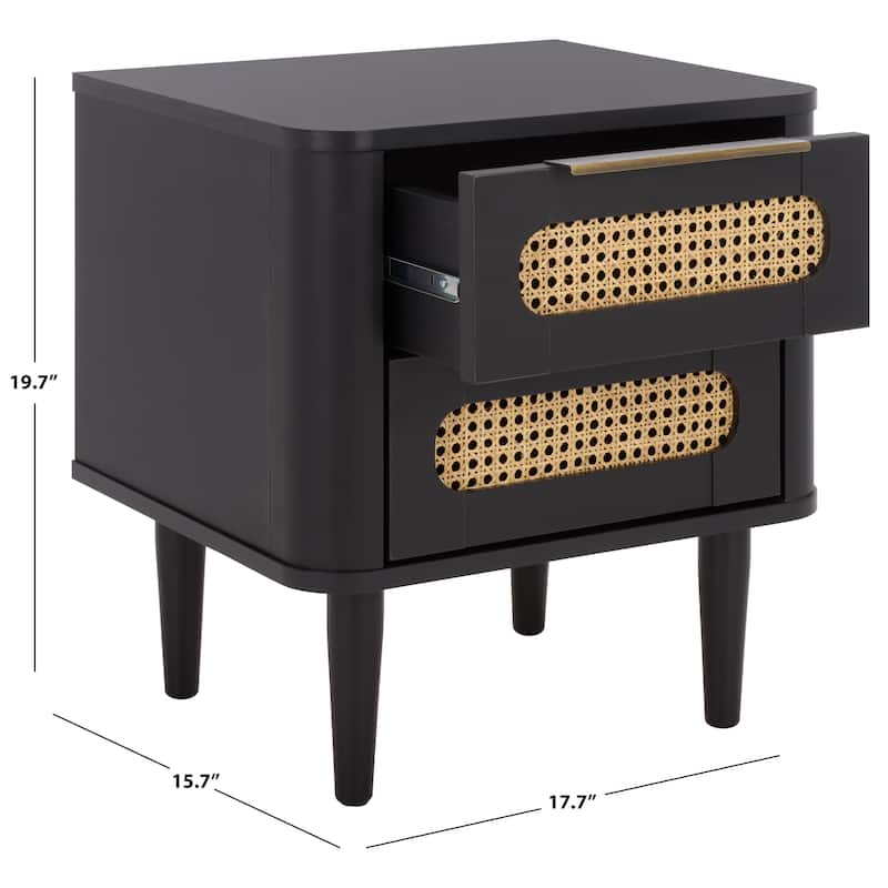 SAFAVIEH Home Brey 2-Drawer Nightstand