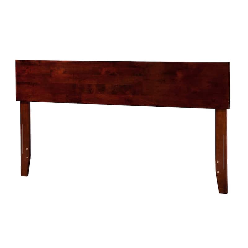 Modern Low-Profile Wood Panel Headboard with Built-In USB Charger, Clean Minimalist Design for Easy Styling