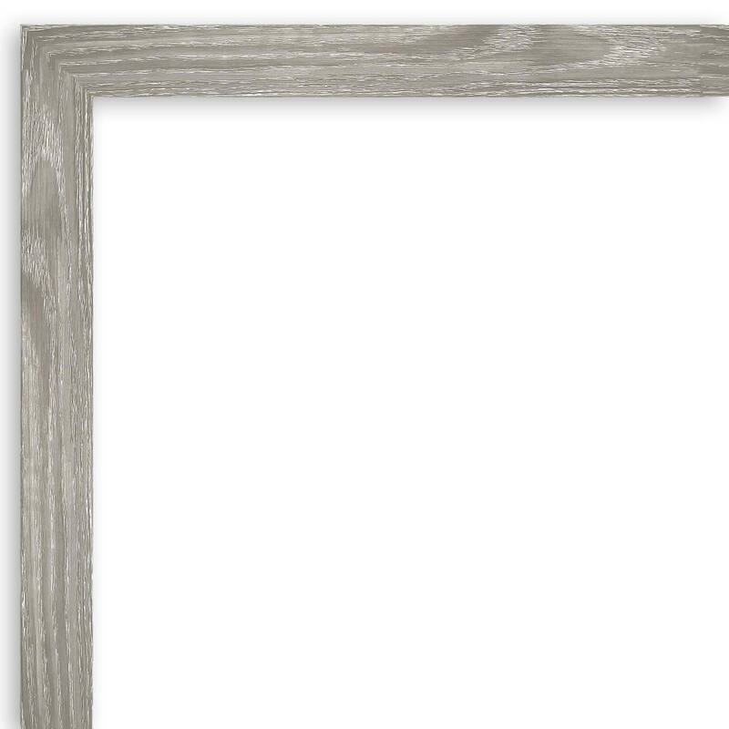 Dove Greywash Square Framed Grey Corkboard Bulletin Board