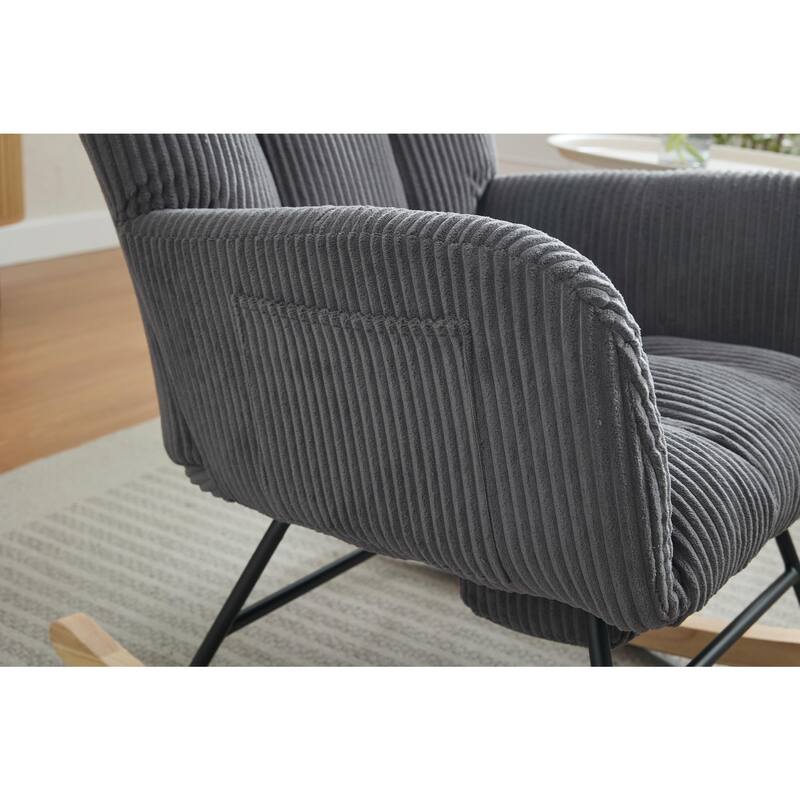 Luxury Rocking Chair - Ergonomic Design - 30° Gentle Motion