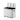 12 Gallons Rectangular Recycling Trash Can with 3 Compartments, Silver