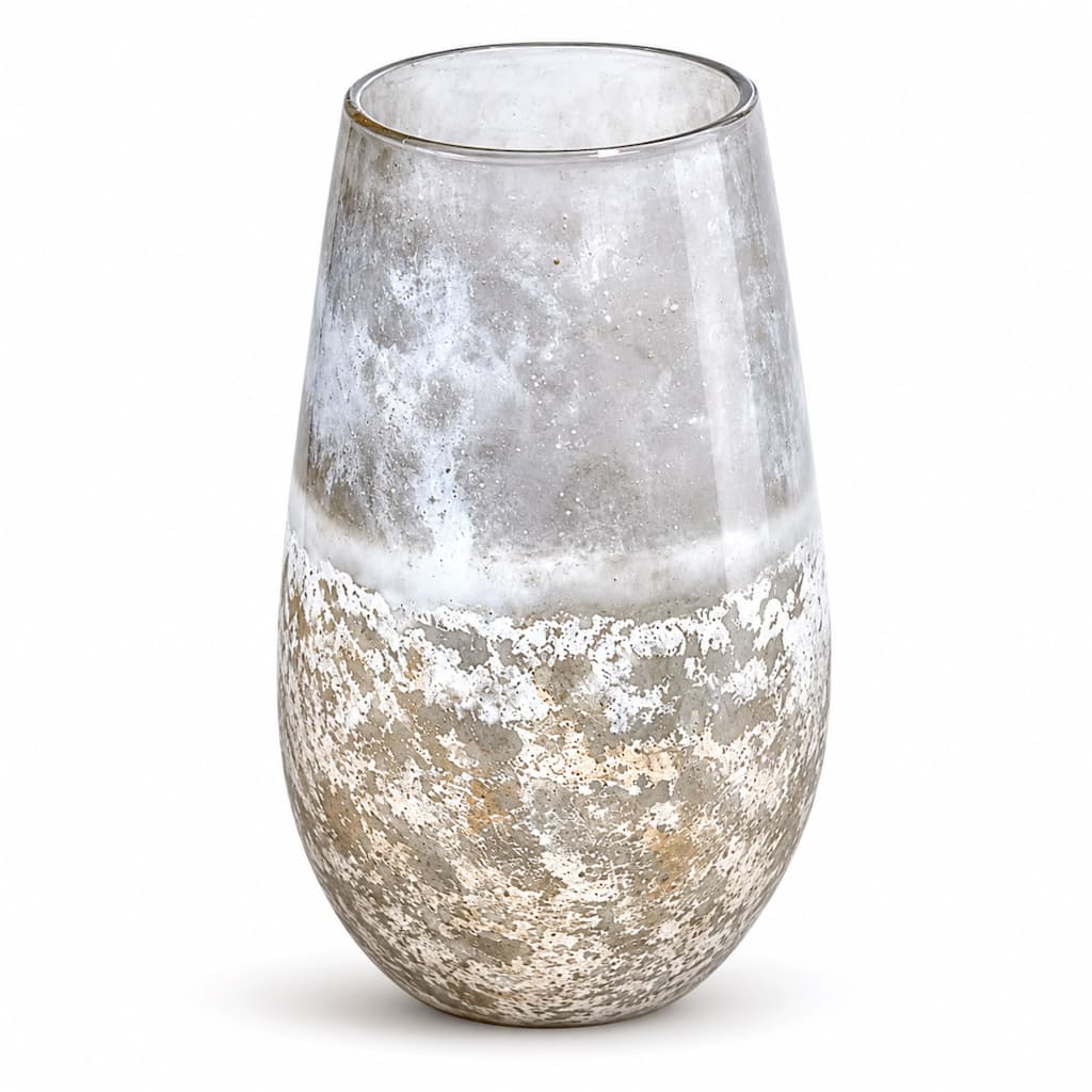 Aria Home Coastal Art Glass Vase Decorative Modern Accent Decor