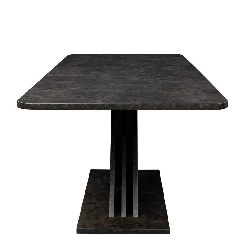 GDF Studio - Reynard Modern Multifunctional Extendable Console Dining Table with X-Base Design - 70.87"